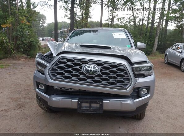 3TYCZ5AN8MT040568 2021 TOYOTA TACOMA Silver Widok zestawu wskaźników