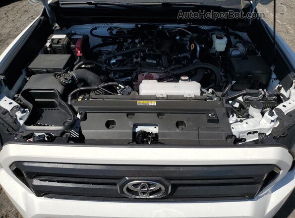 3TYJDAHN5ST030971 2025 TOYOTA TACOMA White უკანა სალონის ხედი