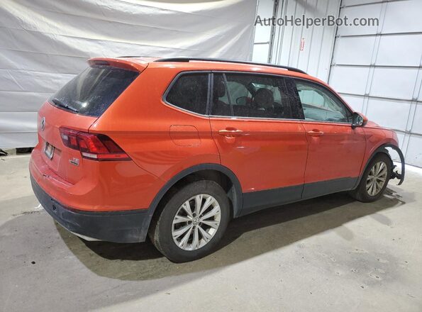 3VV0B7AX7JM089547 2018 VOLKSWAGEN TIGUAN Orange Задня права чверть