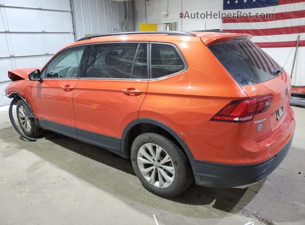 3VV0B7AX7JM089547 2018 VOLKSWAGEN TIGUAN Orange Задня ліва чверть
