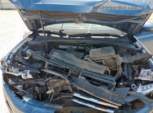 3VV1B7AX2JM058100 2018 VOLKSWAGEN TIGUAN Синий Вид подкапотного пространства