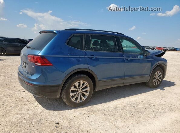 3VV1B7AX2JM058100 2018 VOLKSWAGEN TIGUAN Синий Задняя правая четверть