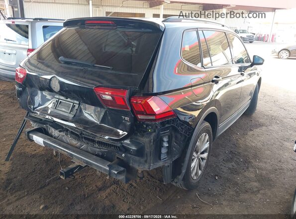 3VV1B7AX4JM121682 2018 VOLKSWAGEN TIGUAN Черный Задняя правая четверть