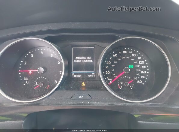 3VV1B7AX4JM121682 2018 VOLKSWAGEN TIGUAN Черный Вид задних сидений