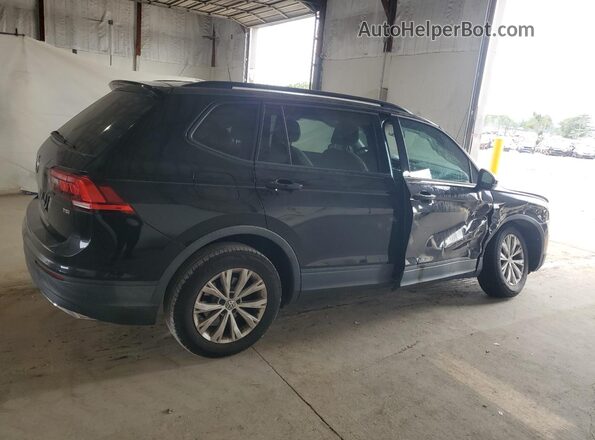 3VV1B7AX6JM023799 2018 VOLKSWAGEN TIGUAN Черный Задняя правая четверть