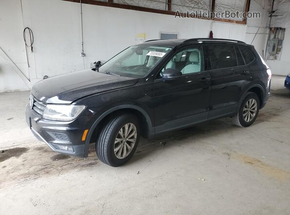 3VV1B7AX6JM023799 2018 VOLKSWAGEN TIGUAN Черный Передняя левая четверть