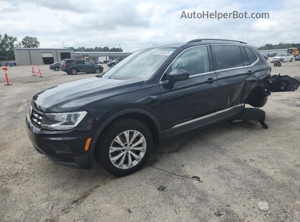 3VV2B7AX3JM091384 2018 VOLKSWAGEN TIGUAN Черный Передняя левая четверть