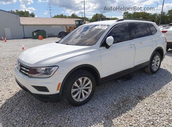 3VV2B7AX3JM095533 2018 VOLKSWAGEN TIGUAN White წინა მარცხენა ხედი სამი მეოთხედიდან