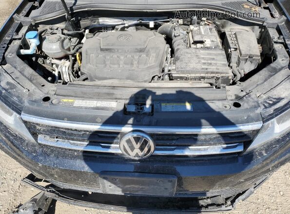 3VV2B7AX5LM177721 2020 VOLKSWAGEN TIGUAN Black ძრავის განყოფილების ხედი