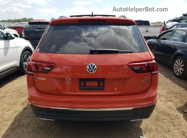 3VV2B7AX7JM070053 2018 VOLKSWAGEN TIGUAN Orange Հետևի տեսք