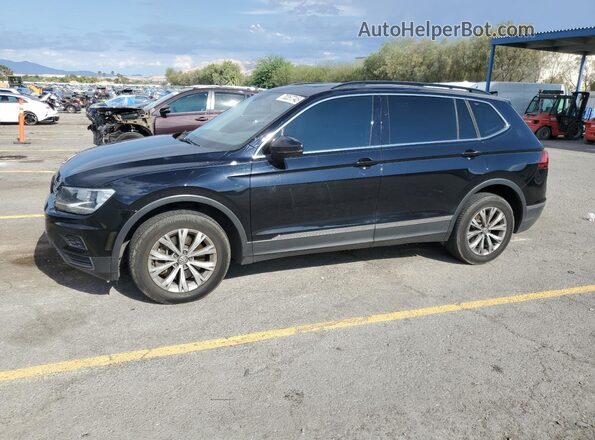 3VV3B7AX1JM101916 2018 VOLKSWAGEN TIGUAN Black წინა მარცხენა ხედი სამი მეოთხედიდან