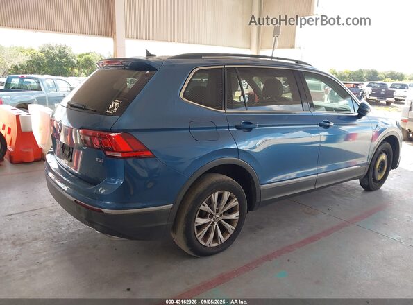 3VV3B7AX3JM033473 2018 VOLKSWAGEN TIGUAN Blue Tył prawy