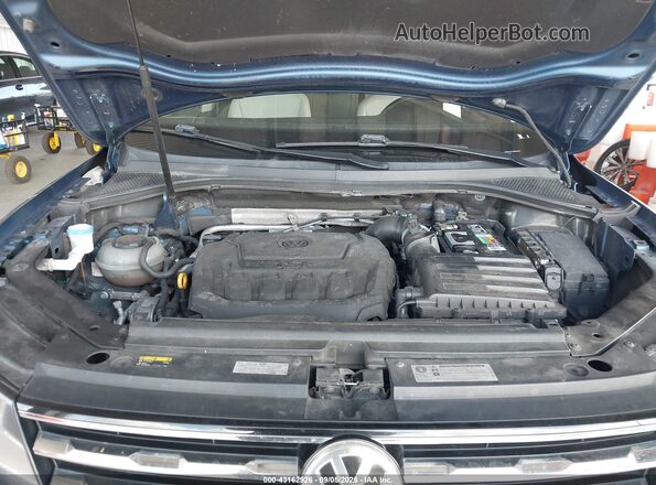 3VV3B7AX3JM033473 2018 VOLKSWAGEN TIGUAN Blue Widok z tyłu