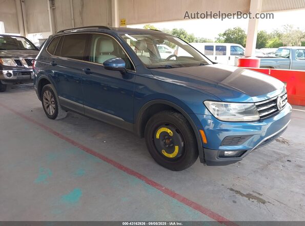3VV3B7AX3JM033473 2018 VOLKSWAGEN TIGUAN Blue Przód prawy