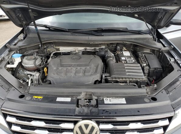 3VV3B7AX8JM103579 2018 VOLKSWAGEN TIGUAN Gray Вид підкапотного простору