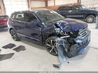 2022 Volkswagen Tiguan 2.0t Sel R-line Синий vin: 3VV4B7AX6NM100884