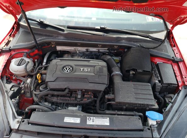 3VW017AU5HM509403 2017 VOLKSWAGEN GOLF Красный Вид подкапотного пространства
