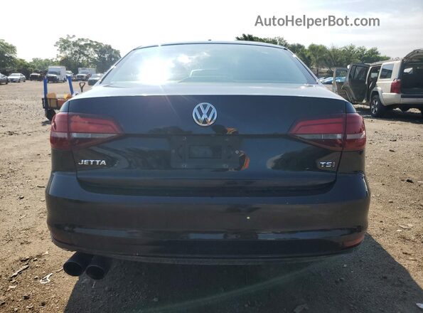 3VW2B7AJ8JM207380 2018 VOLKSWAGEN JETTA Black Հետևի տեսք