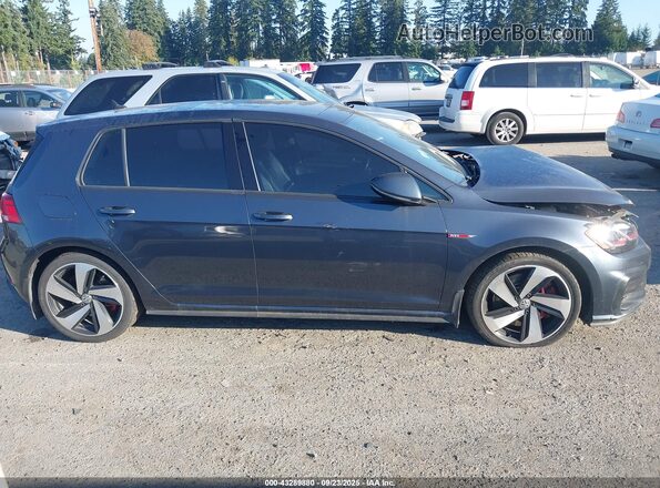 3VW447AUXJM252575 2018 VOLKSWAGEN GTI Gray Vista interior de 360 grados
