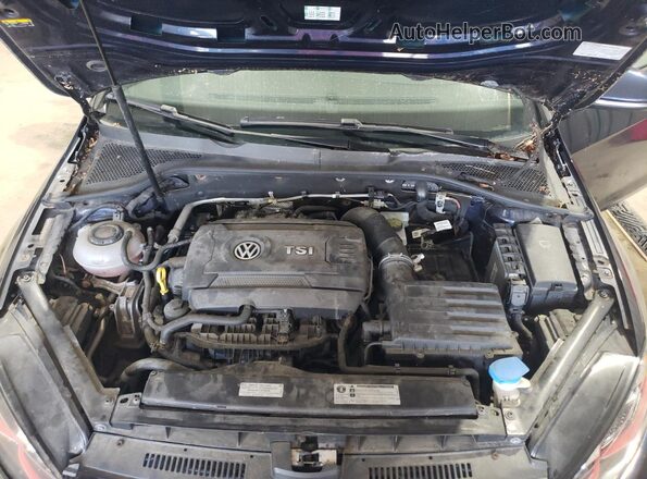 3VW547AU2JM290564 2018 VOLKSWAGEN GTI Blue Vista interior trasera