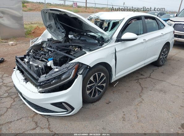 3VW5X7BU6SM074966 2025 VOLKSWAGEN JETTA Белый Передняя левая четверть