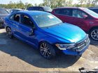 2022 Volkswagen Jetta 1.5t Sport Blue vin: 3VWAM7BUXNM028150