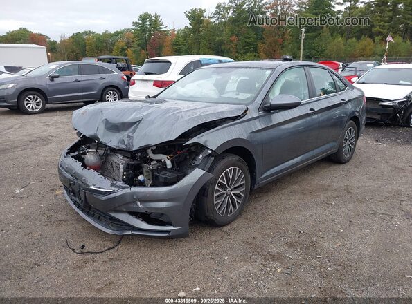 3VWC57BU4MM015737 2021 VOLKSWAGEN JETTA Gray Առջևի ձախ երեք քառորդ տեսարան