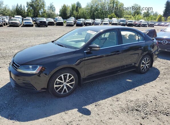 3VWDB7AJ4JM219454 2018 VOLKSWAGEN JETTA Black Առջևի ձախ երեք քառորդ տեսարան