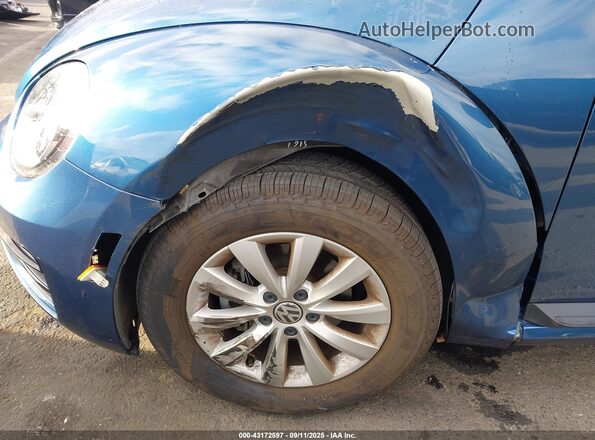 3VWF17AT1HM622444 2017 VOLKSWAGEN BEETLE Blue Vista frontal