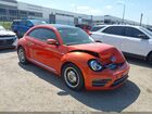 2018 Volkswagen Beetle 2.0t Coast/2.0t S Orange vin: 3VWFD7AT7JM704868