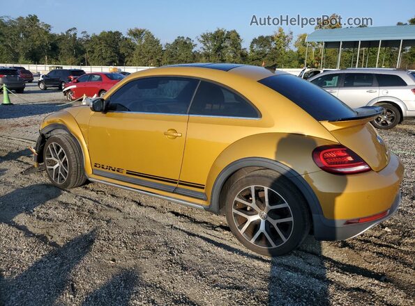 3VWS17AT1HM624757 2017 VOLKSWAGEN BEETLE Gold Rear left