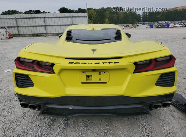 1G1YB2D41M5125614 2021 CHEVROLET CORVETTE Yellow Front interior view