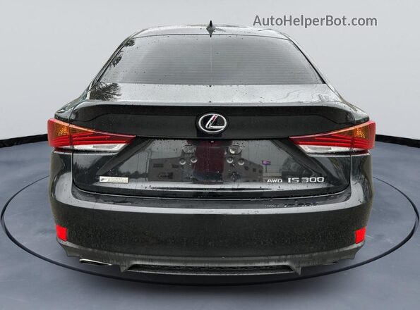 JTHC81D22K5035098 2019 LEXUS IS Black ძრავის განყოფილების ხედი