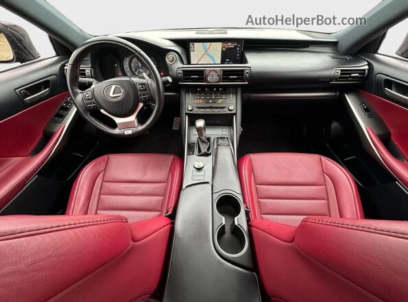 JTHC81D22K5035098 2019 LEXUS IS Black უკანა სავარძლების ხედი