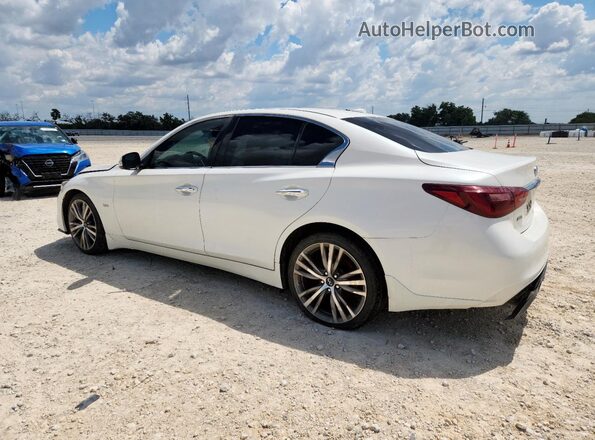 JN1EV7AR5JM436823 2018 INFINITI Q50 White Задня права чверть