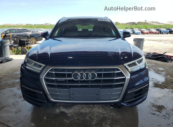 WA1BNAFY2J2113803 2018 AUDI Q5 Blue Вид ззаду