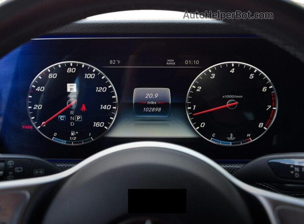 W1NYC6BJ5LX346XXX 2020 MERCEDES-BENZ G-CLASS Black Vista del cuadro de instrumentos