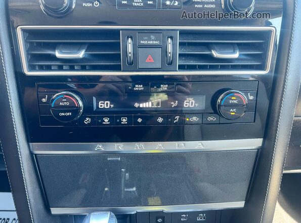 JN8AY2AD6N9675255 2022 NISSAN ARMADA Black Rear interior view