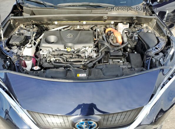 JTEAAAAH7NJ098789 2022 TOYOTA LE Синий Вид наклейки с VIN-кодом