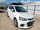 2018 Chevrolet Sonic White vin: 1G1JG6SH9J4110845