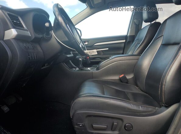 5TDJZRFH0JS882488 2018 TOYOTA HIGHLANDER Gray Dashboard view