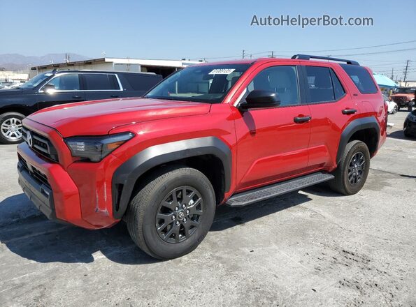 JTEVA5BR4S5016120 2025 TOYOTA 4RUNNER Красный Задняя левая четверть
