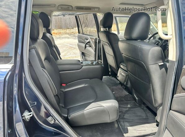 JN8AZ2AF2M9720494 2021 INFINITI QX80 Blue Front interior view