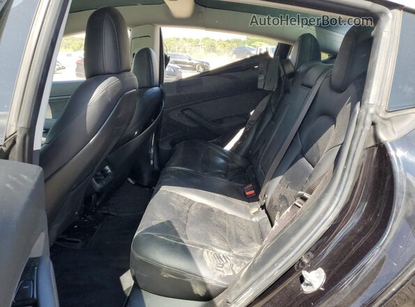 5YJ3E1EB0JF070521 2018 TESLA MODEL Black Սալոնի հետևի տեսք