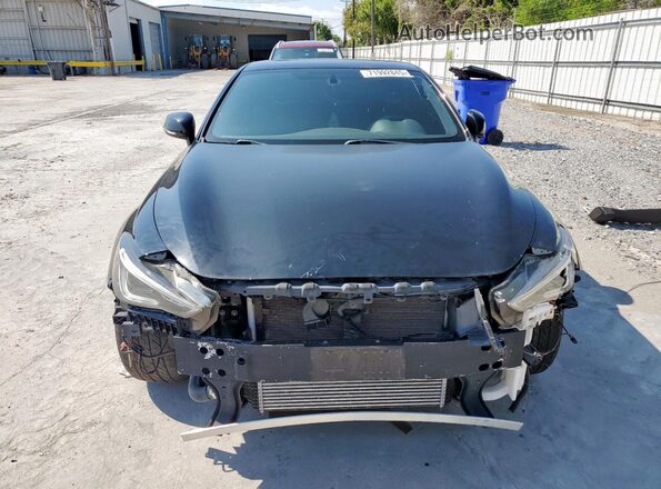 JN1CV7EK2JM200120 2018 INFINITI Q60 Black Вид ззаду
