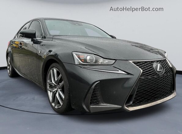 JTHC81D22K5035098 2019 LEXUS IS Black უკანა მარჯვენა