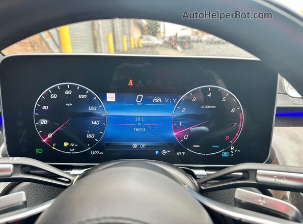 W1K6G6DB8PA185445 2023 MERCEDES-BENZ S Black ხელსაწყოთა პანელის ხედი