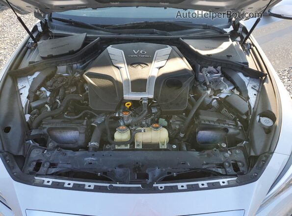 JN1EV7AP3JM364972 2018 INFINITI Q50 Silver ძრავის განყოფილების ხედი