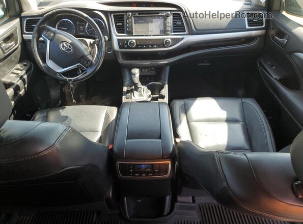 5TDJZRFH0JS878117 2018 TOYOTA HIGHLANDER White Vista del cuadro de instrumentos