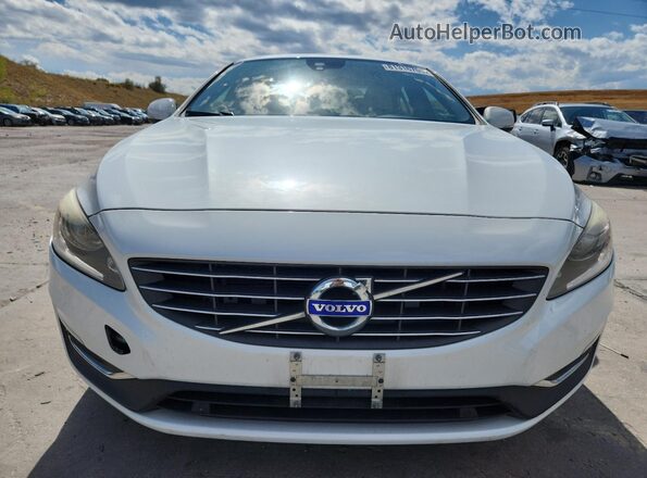 YV149MFK5G2400376 2016 VOLVO S60 White უკანა ხედი